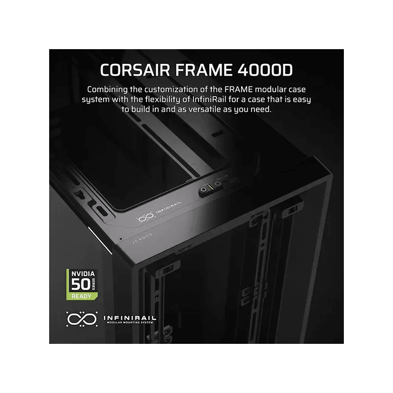 CORSAIR FRAME 4000D Noir - Image 4