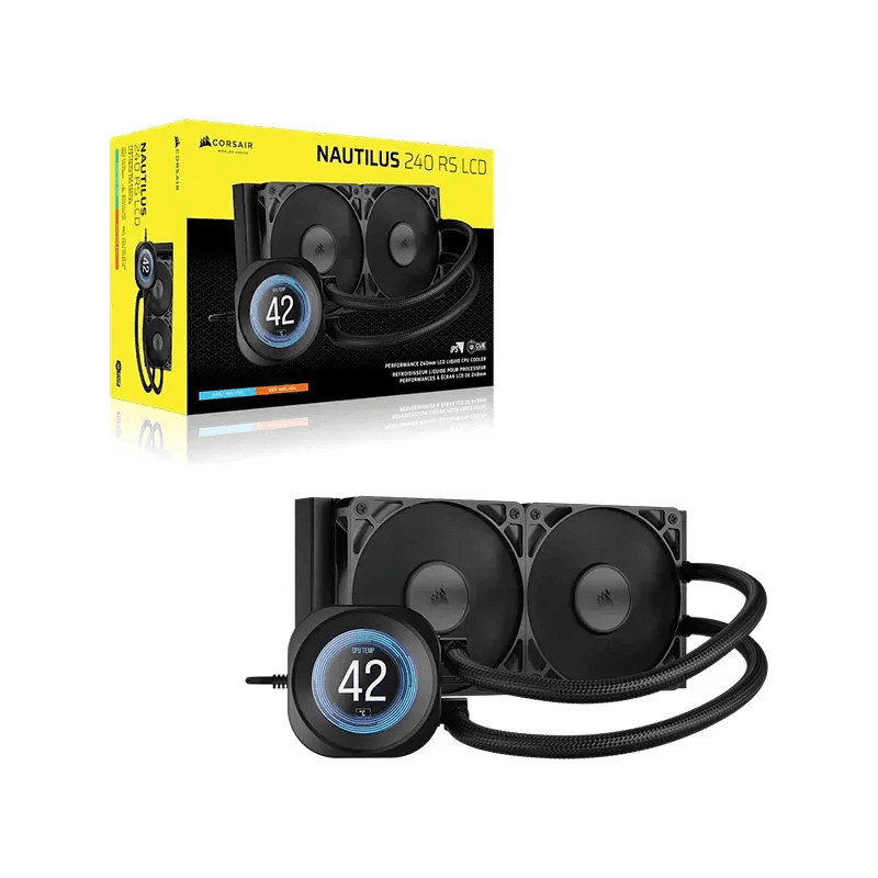 CORSAIR NAUTILUS 240 RS LCD Noir - Image 4