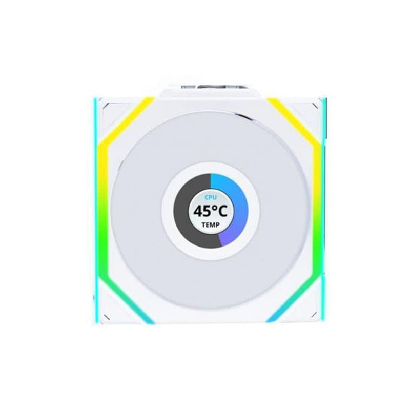 Lian Li Uni Fan SL Wireless LCD 120 Blanc - Pack de 3 - Image 3