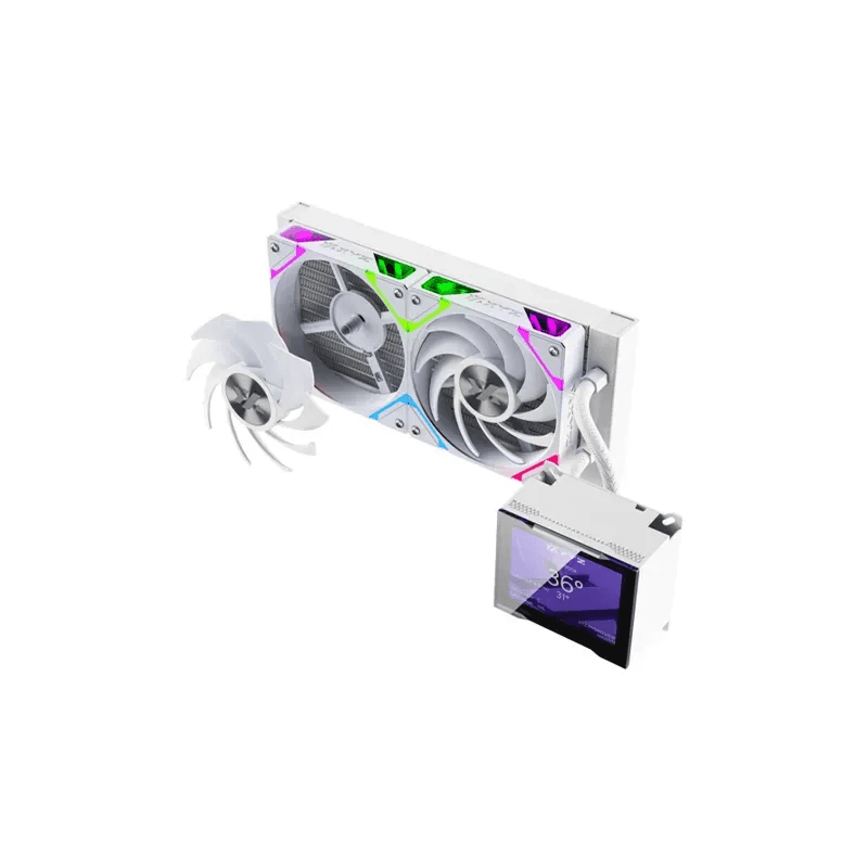 XYZ HYDROVIEW 240 AIO RGB Blanc - Image 2