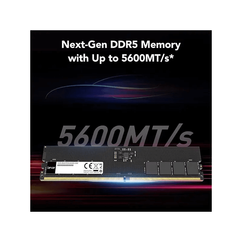 LEXAR UDIMM 32GB (1x32GB) DDR5 5600MHz CL46 - LD5U32G56C46ST-BGS - Image 2