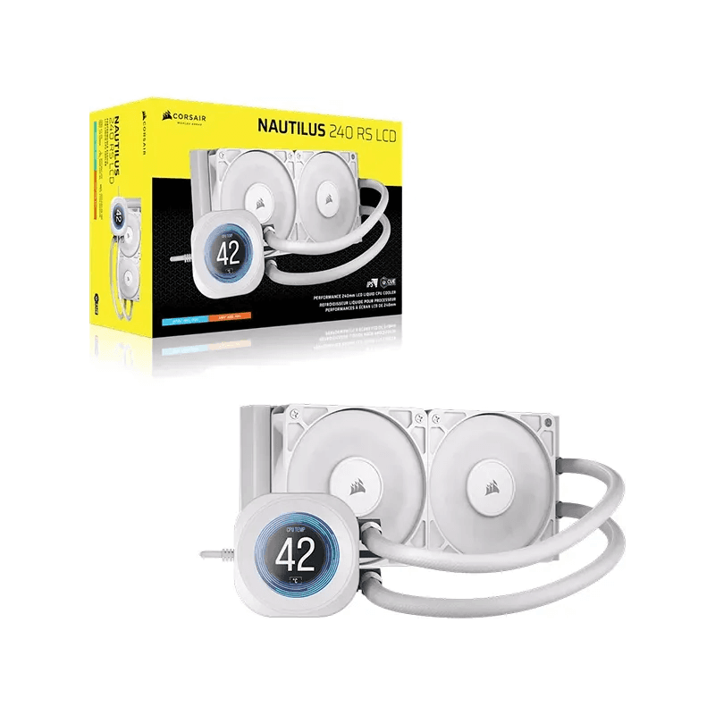 CORSAIR NAUTILUS 240 RS LCD Blanc - Image 4