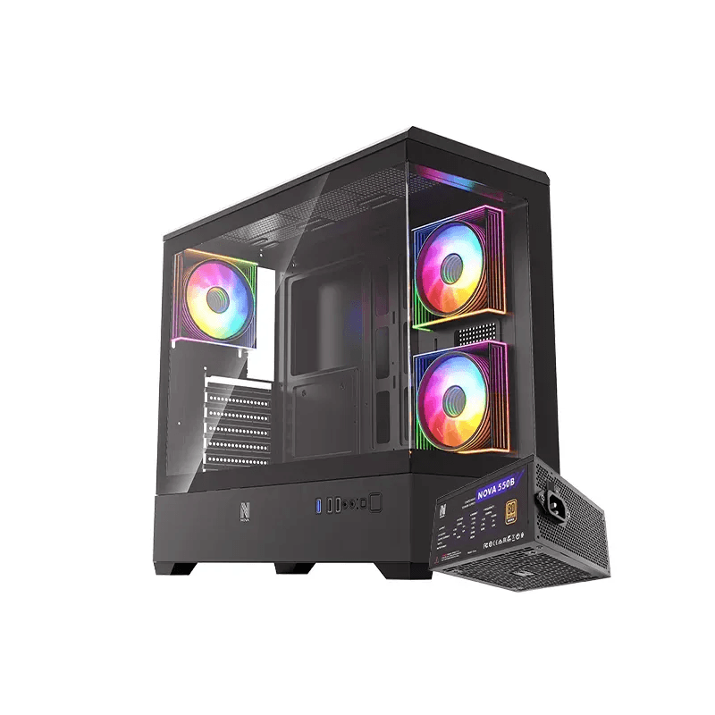 NOVA ECLIPE Noir + NOVA 550W BRONZE 80+ - Image 1