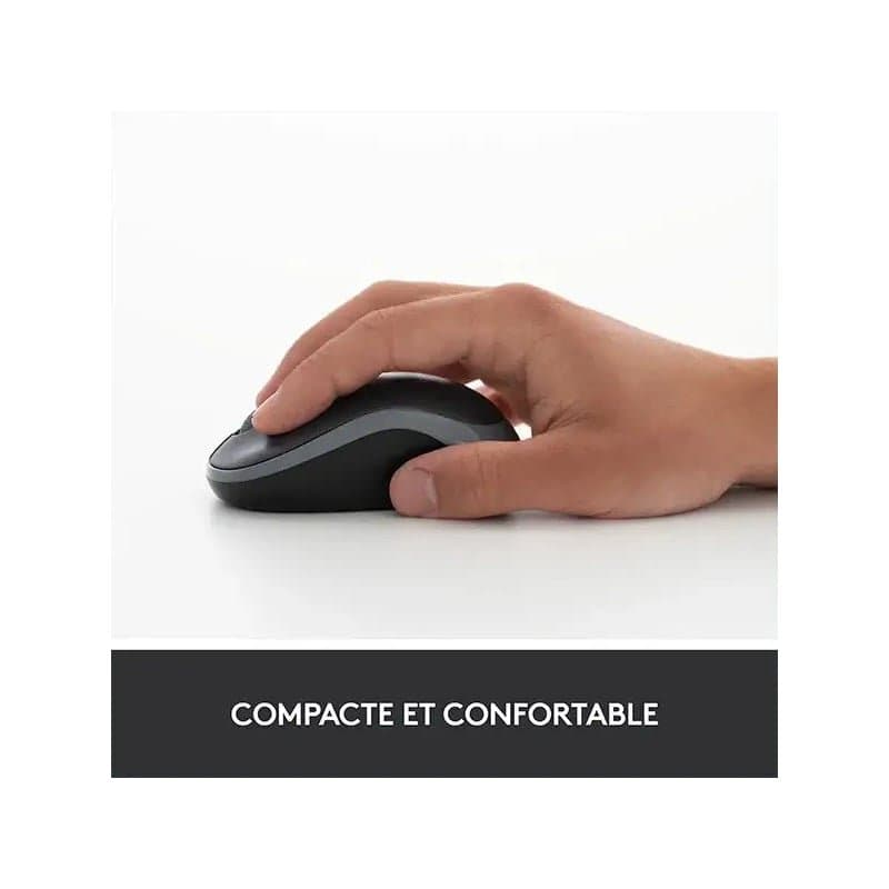 Souris sans fil Logitech M185 Rouge - Image 3