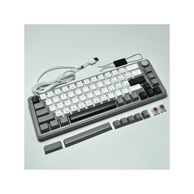 M4G GM68 V2 SILVER SWITCH Blanc Gris - Image 4