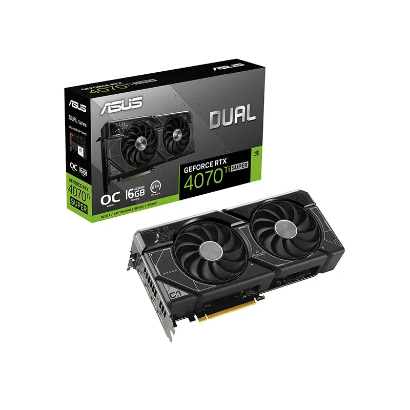ASUS Dual GeForce RTX 4070 Ti SUPER OC Edition 16GB GDDR6X