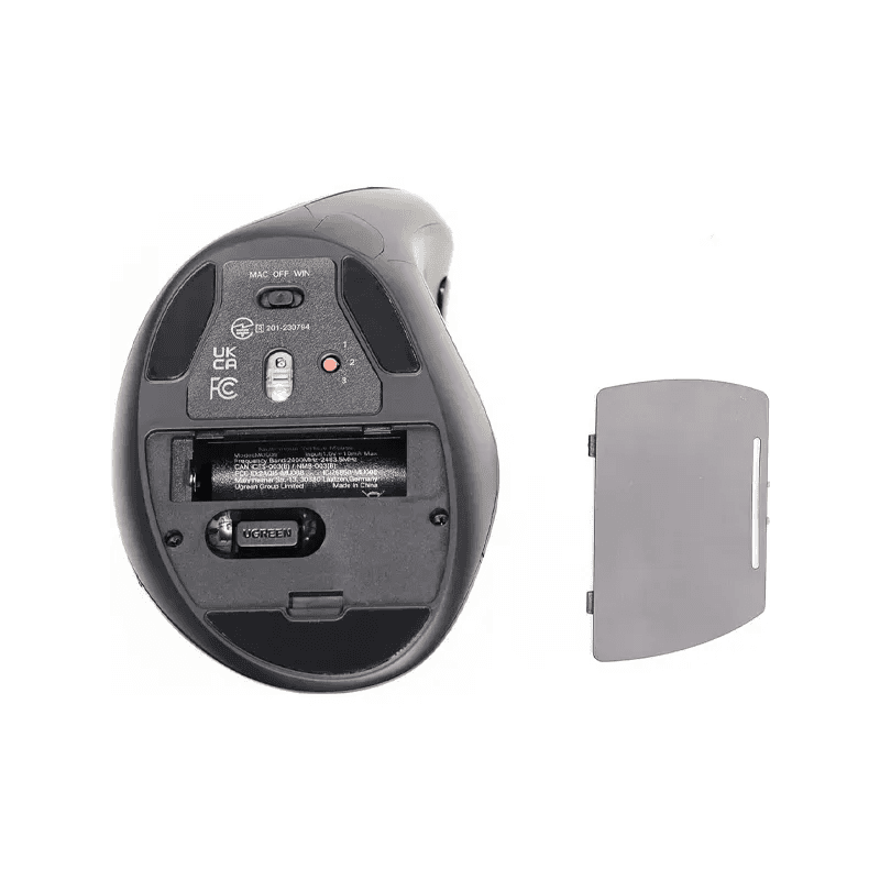UGREEN SOURIS SANS FIL BLUETOOTH MULTI-MODE VERTICAL (25444) - Image 3
