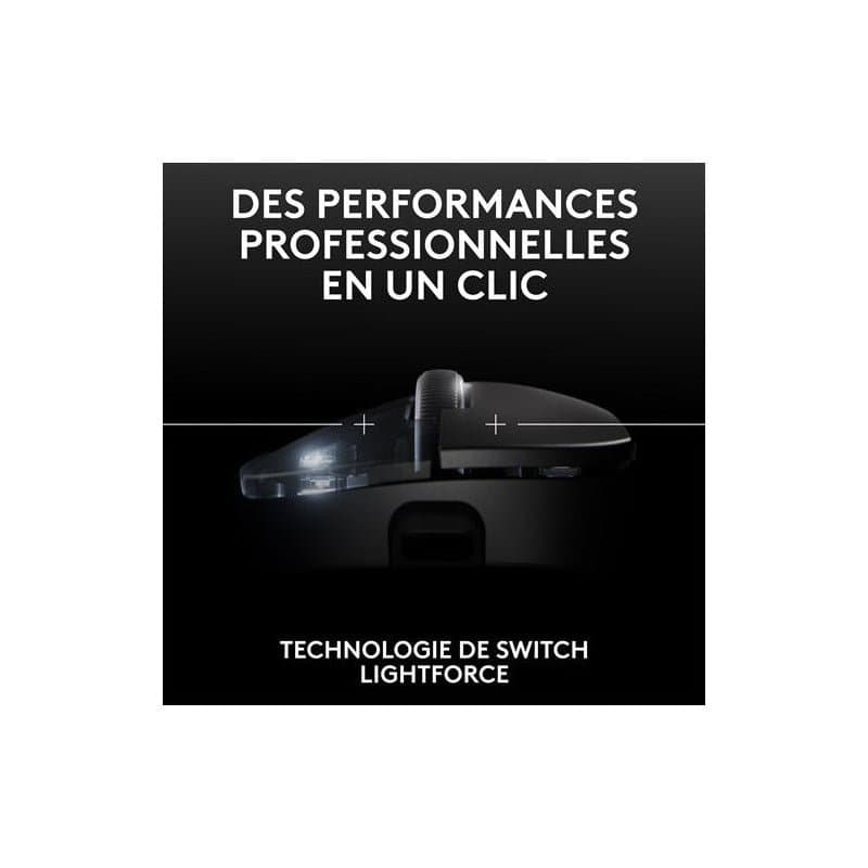 Logitech G Pro X Superlight 2 Lightspeed DEX Noir - Image 4