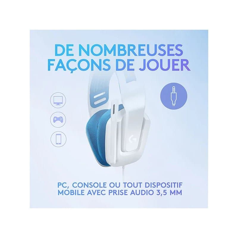 LOGITECH G335 Blanc - Image 3