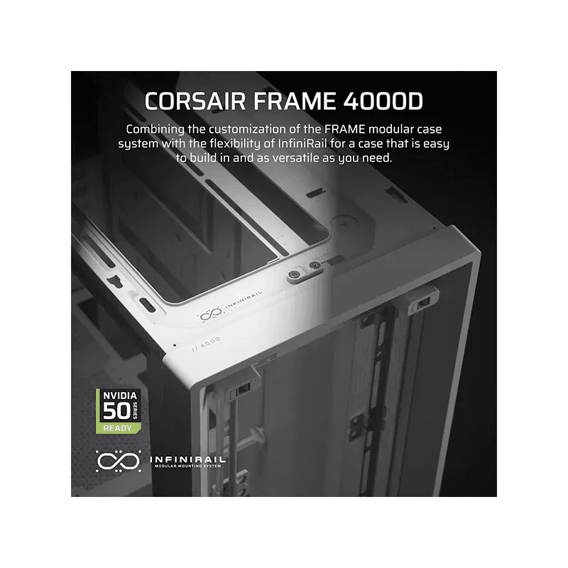 CORSAIR FRAME 4000D Blanc - Image 4