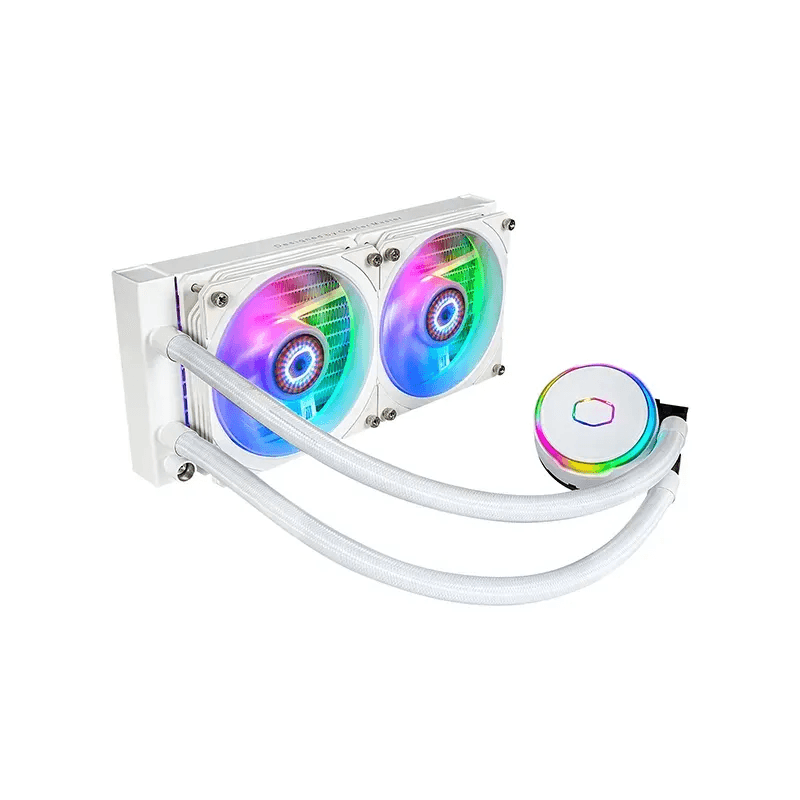COOLER MASTER MASTERLIQUID PL240 FLUX Blanc - Image 1