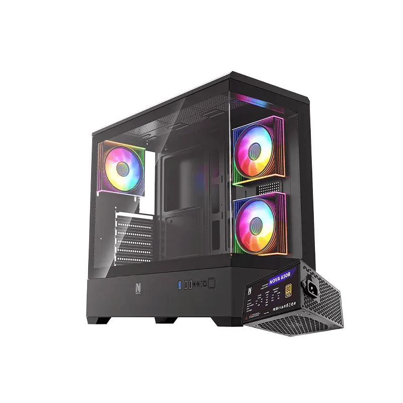 NOVA ECLIPE Noir + NOVA 650W BRONZE 80+