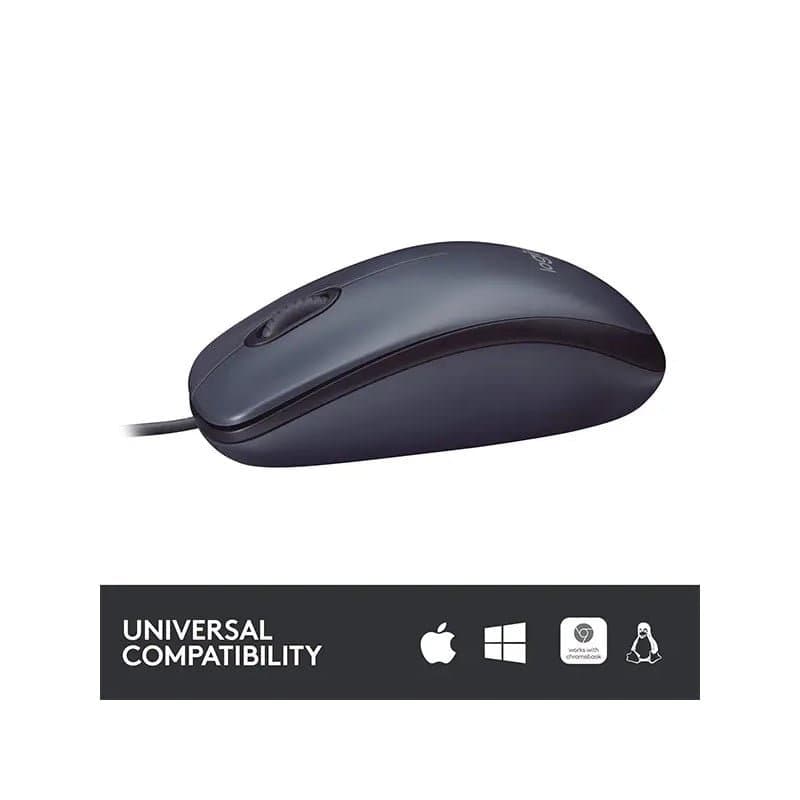 LOGITECH B100 OPTICAL USB Noir - Image 3