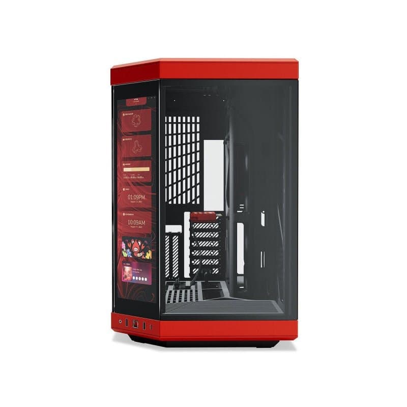 HYTE Y70 Touch Noir Rouge - Image 3