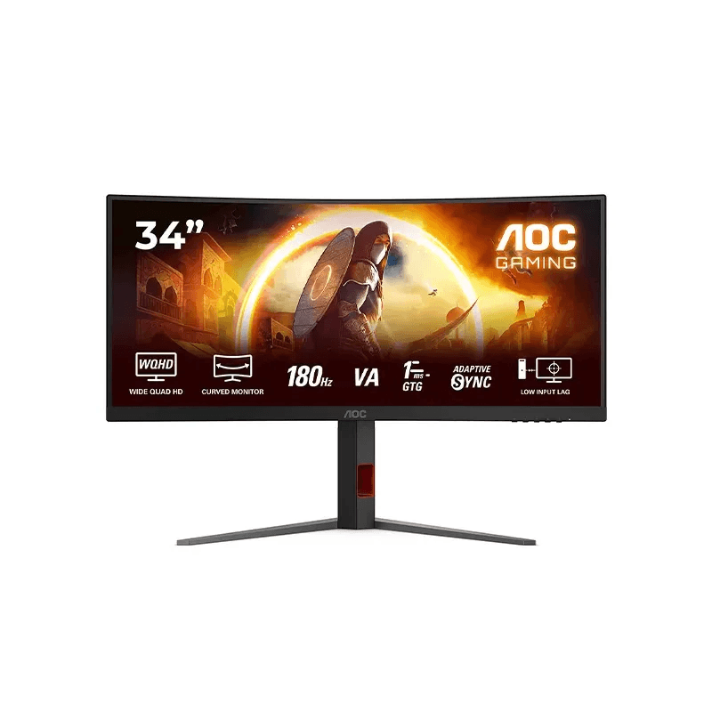 AOC CU34G4 34″ 180Hz 0.5ms Fast VA UWQHD - Image 1