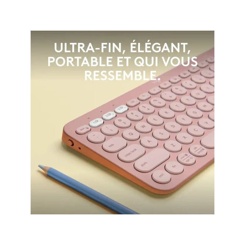 Logitech Pebble Keys 2 K380s Rose - Image 3