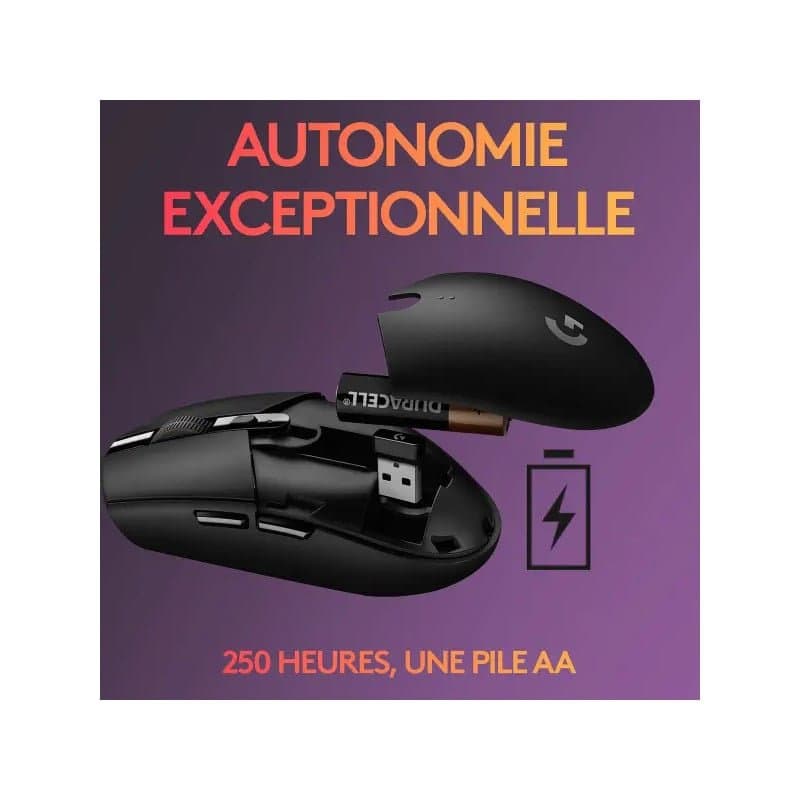 Logitech G305 Lightspeed Noir - Image 4