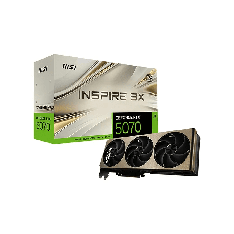 MSI GeForce RTX 5070 12G INSPIRE 3X OC - Image 1