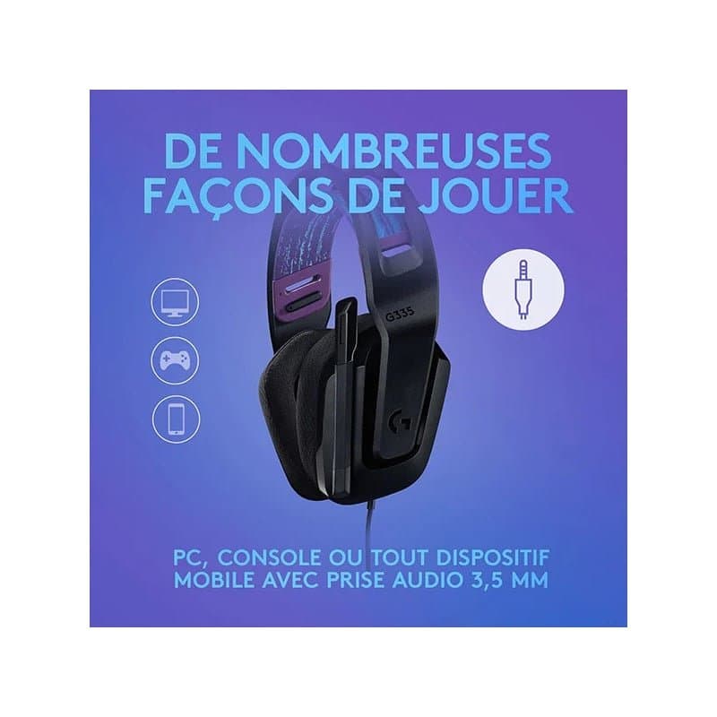 Logitech G G335 (Noir) - Image 4