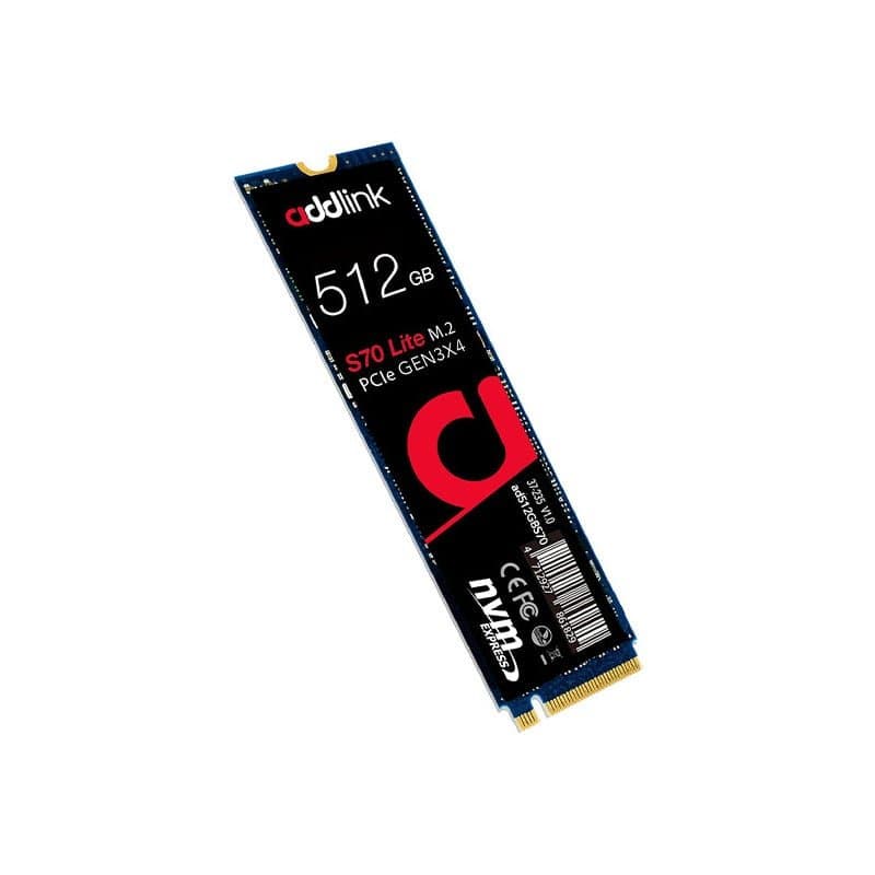 Addlink S70 Lite 512GB SSD M.2 PCle GEN3X4 | ad512GBS70LTM2P - Image 1