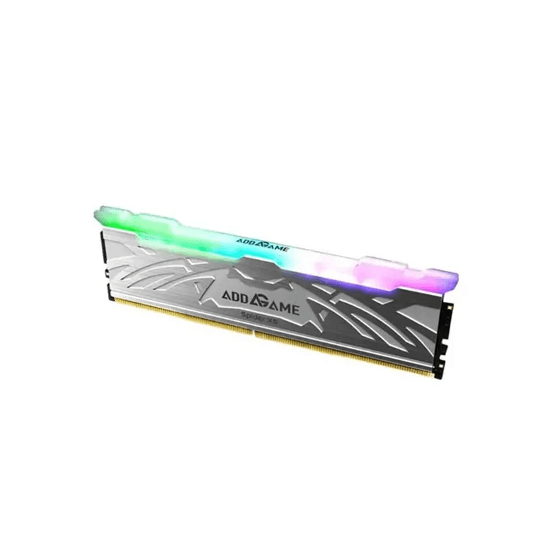 Addlink AddGame Spider X5 RGB 16GB (1x16GB) DDR5 5600MHZ CL40 Mémoire avec Heatsink - Silver | AG16GB56C40X5US