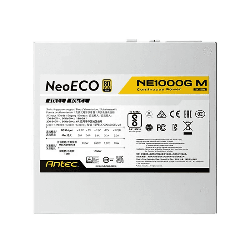 ANTEC NE1000G M ATX3.1 Blanc - Image 4