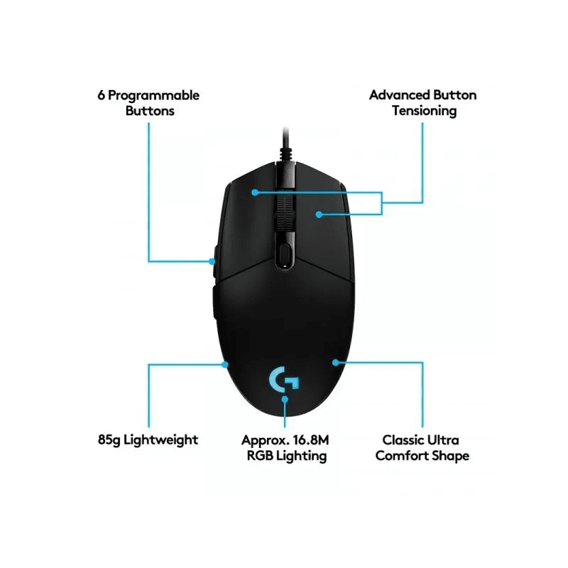 LOGITECH G102 - BLACK - Image 3