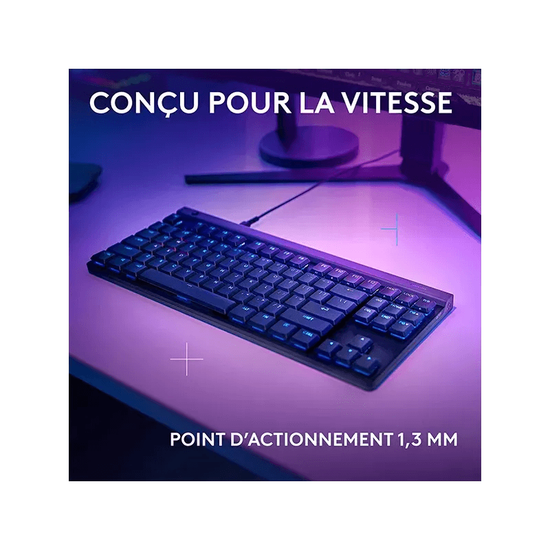 LOGITECH G515 TKL Noir (Version Tactile filaire) - Image 4
