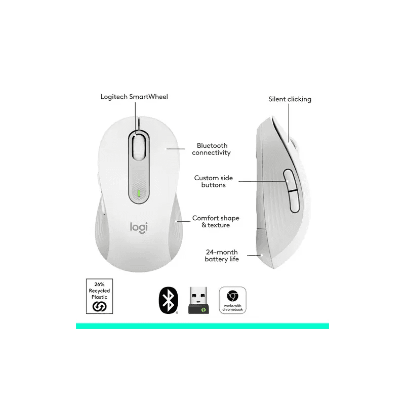 LOGITECH M650 Blanc - Image 2