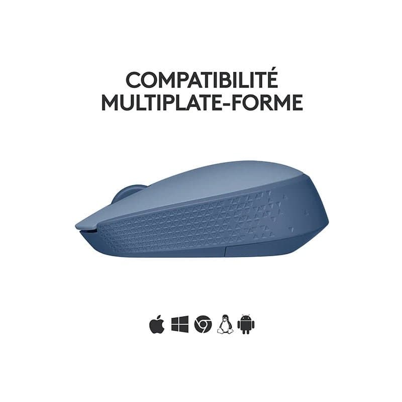 Logitech M171 Wireless Mouse bleu gris - Image 2