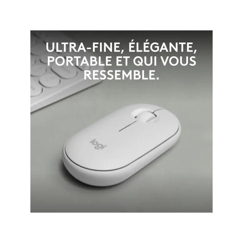 Logitech Pebble 2 M350s Blanc - Image 3