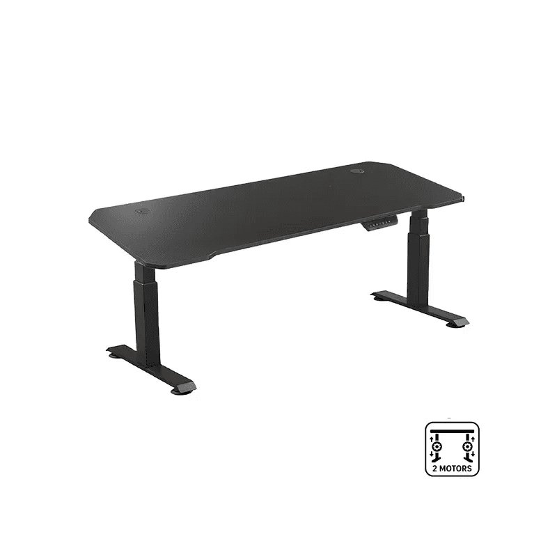 NOVA T002 SHELF + NOVA TABLETOP Noir 140x60cm