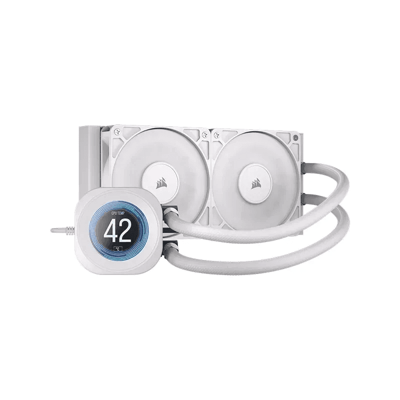 CORSAIR NAUTILUS 240 RS LCD Blanc - Image 1