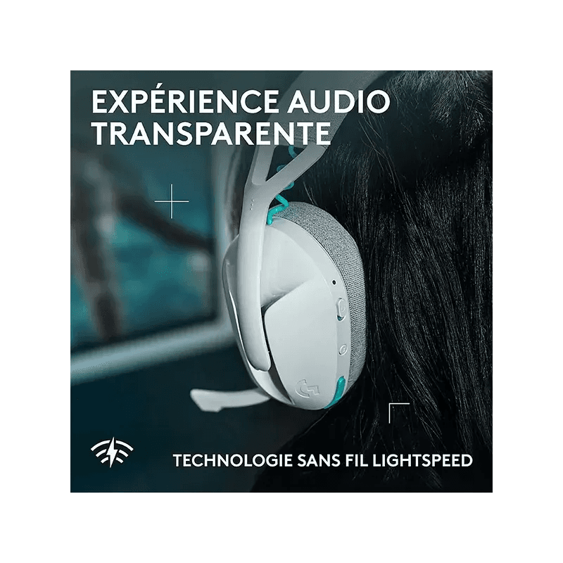 LOGITECH G G321 LIGHTSPEED Blanc - Image 4