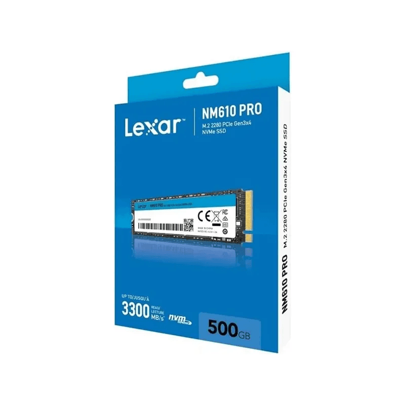 LEXAR NM610 PRO 500GB SSD NVME M.2 PCIe Gen3x4 - Image 3