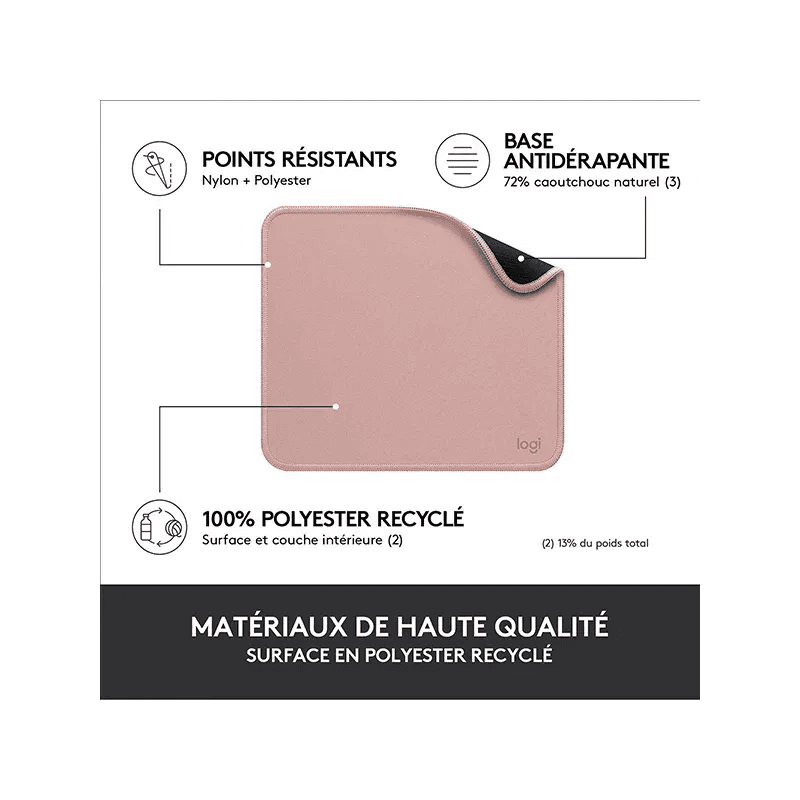 TAPIS DE SOURIS LOGITECH STUDIO SERIES Rose - Image 4