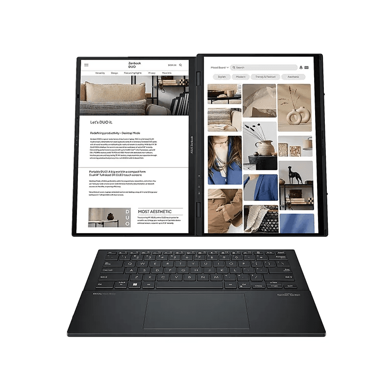 ASUS ZENBOOK DUO UX8406MA-QL357X Intel Ultra 7-155H/32Go DDR5/1TB SSD/14"/Windows11 (90NB12U1-M00K90) - Image 2