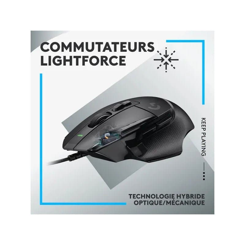 Logitech G G502X Noir - Image 3