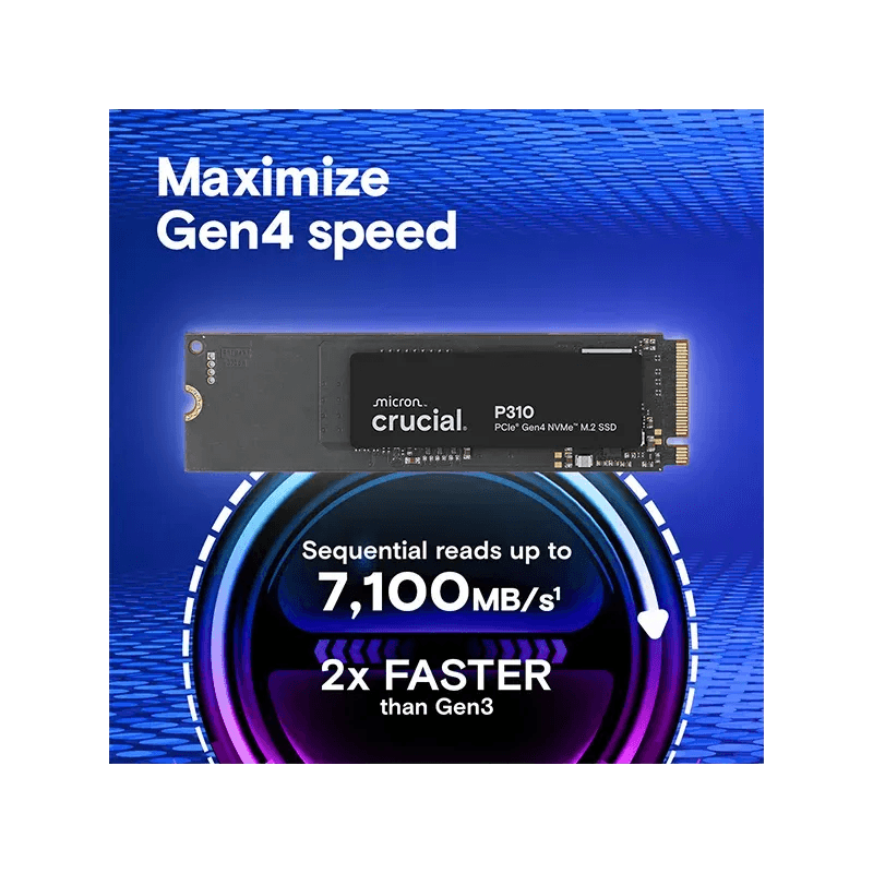 CRUCIAL P310 SSD M.2 Gen4 NVMe 2TB BULK - Image 2