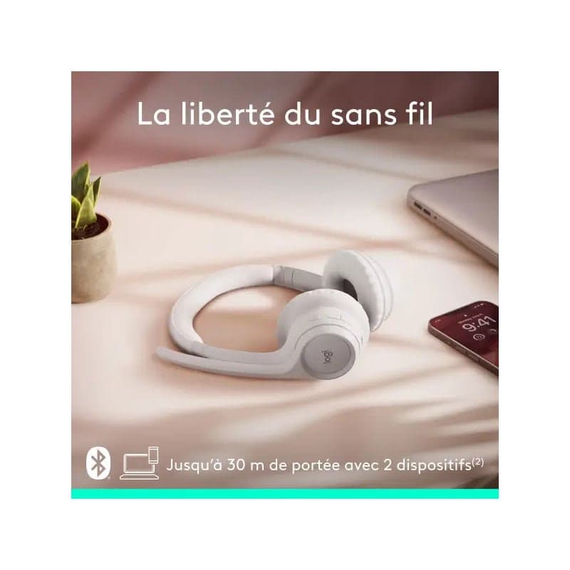 Logitech Zone 300 Blanc - Image 4