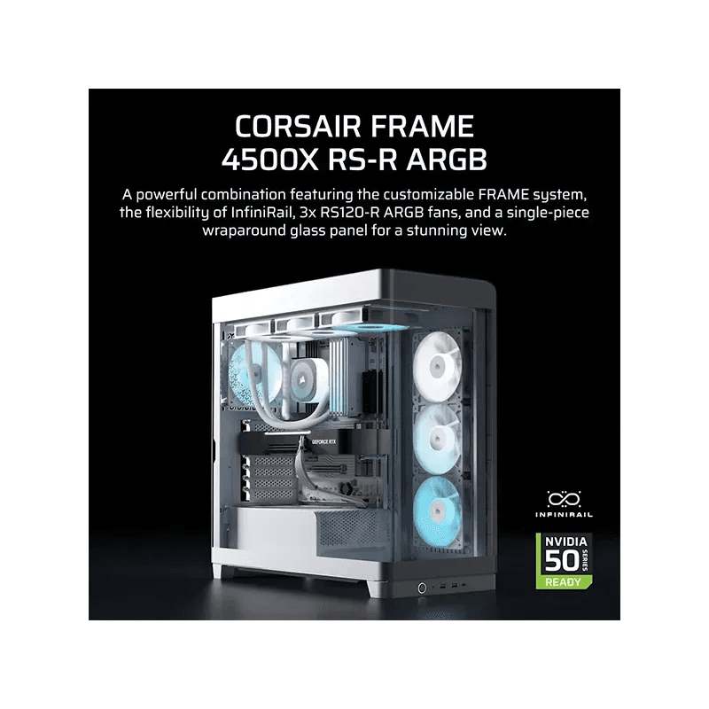 CORSAIR FRAME 4500X RS-R ARGB Blanc - Image 2