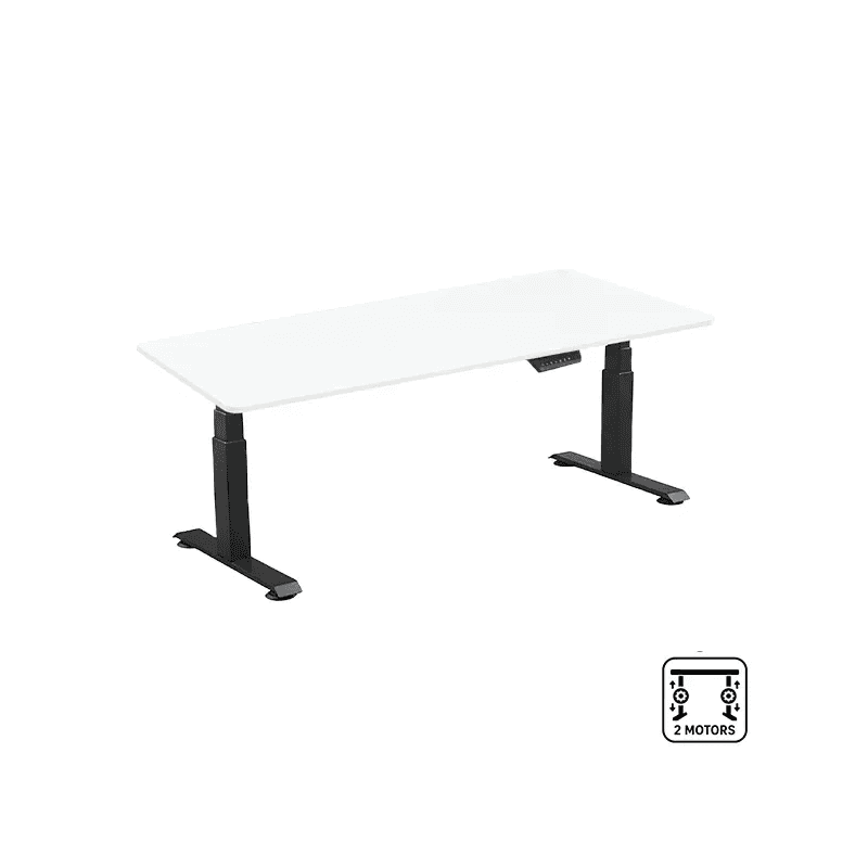 NOVA T002 SHELF + NOVA TABLETOP Blanc 120x60cm