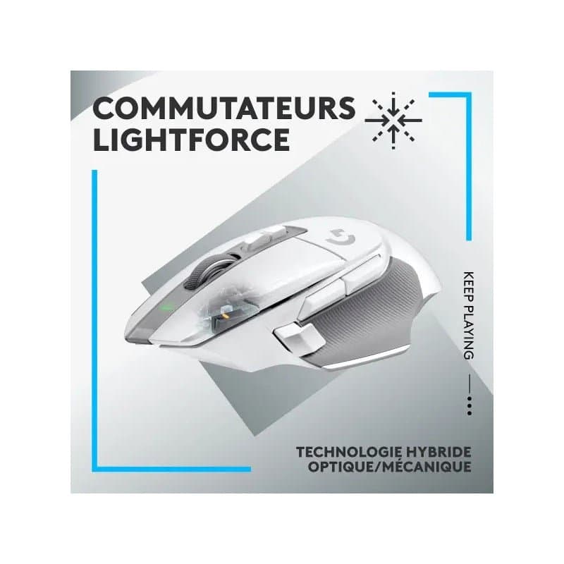 Logitech G502X Lightspeed Blanc - Image 4