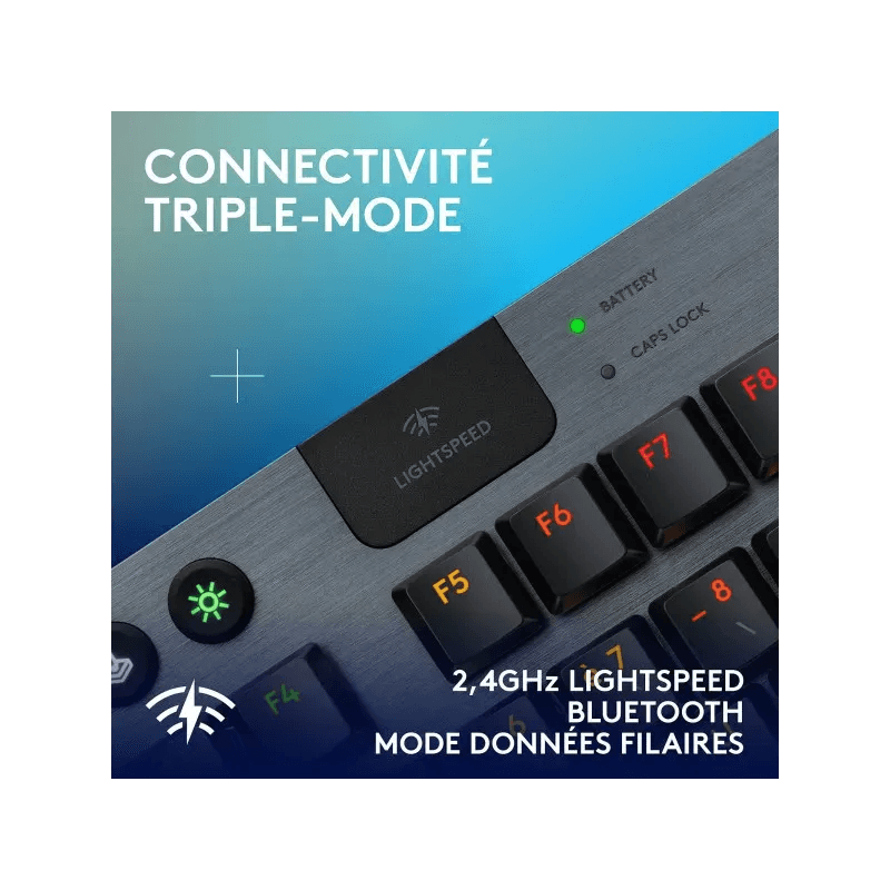 LOGITECH G G915X TKL LIGHTSPEED Noir - Image 2