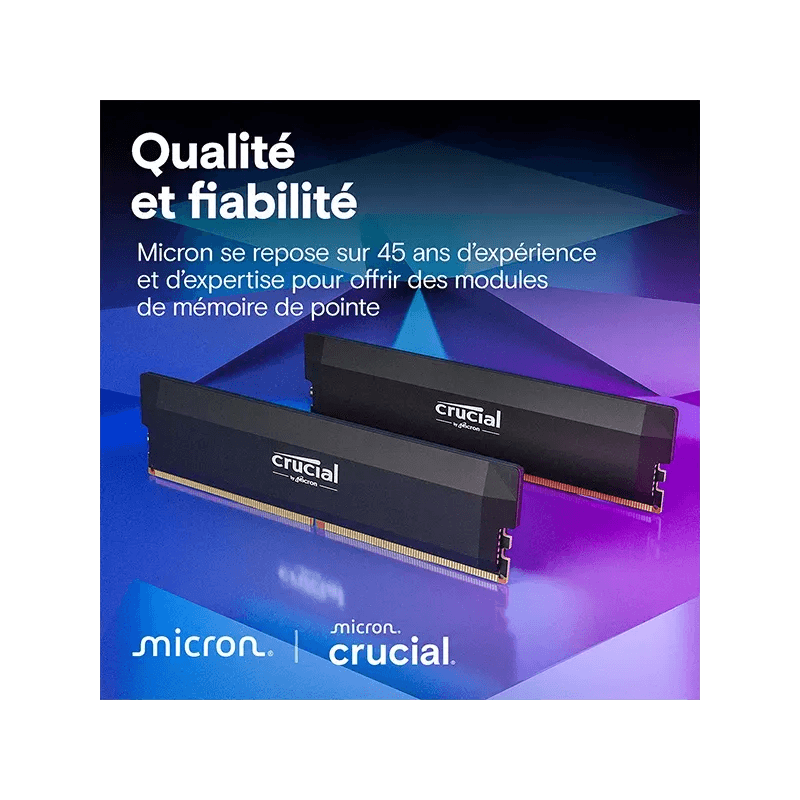 CRUCIAL PRO OVERCLOCKING 32GB (2x16GB) DDR5 6000MHz CL36 - Image 4