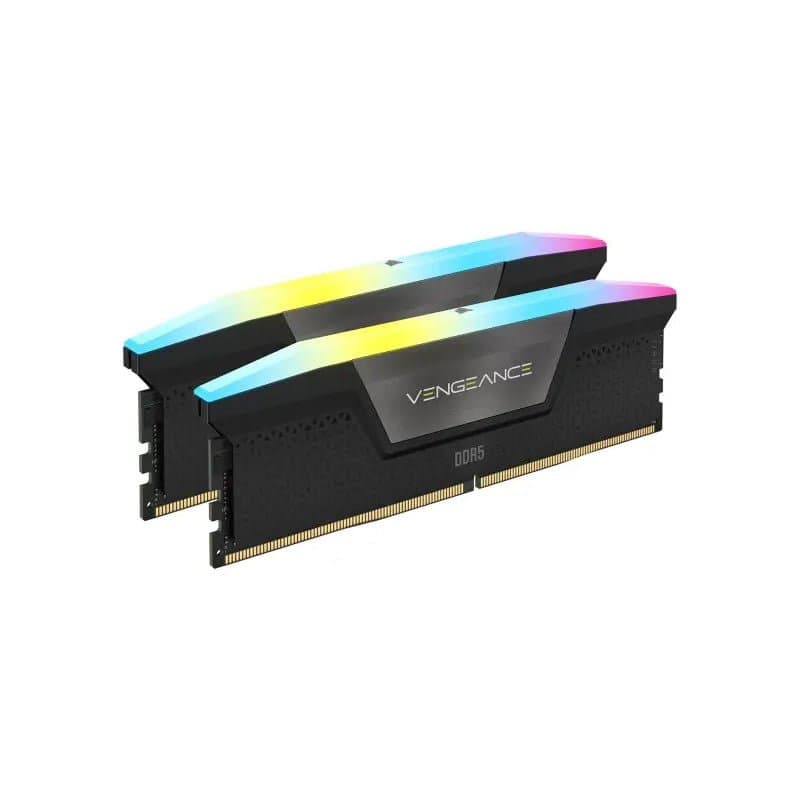 Corsair Vengeance RGB DDR5 64Go (2x32Go) 5200MHz CL40 - CMH64GX5M2B5200C40 - Image 2
