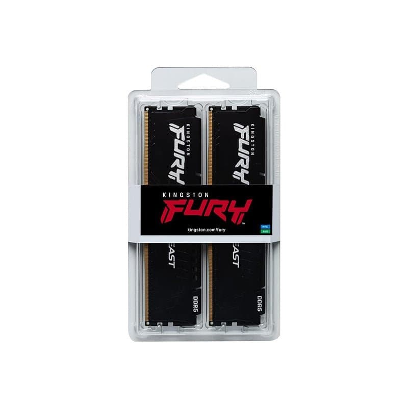 Kingston FURY Beast 64GB (2x32GB) DDR5 5600 MHz CL40 - KF556C40BBK2-64 - Image 2