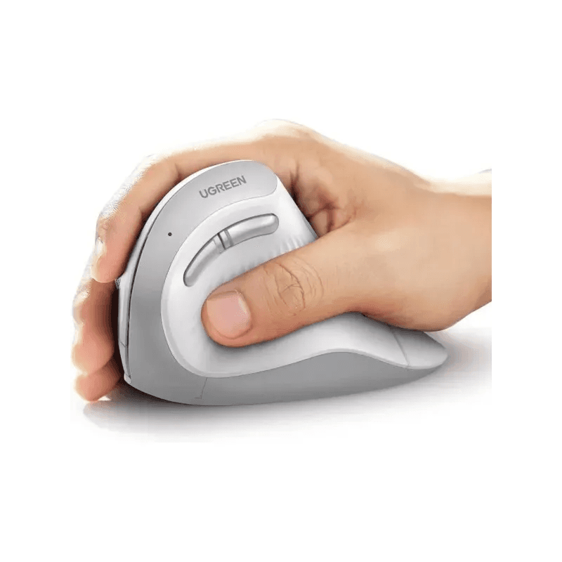 UGREEN SOURIS SANS FIL BLUETOOTH MULTI-MODE VERTICAL Blanc (45759) - Image 3
