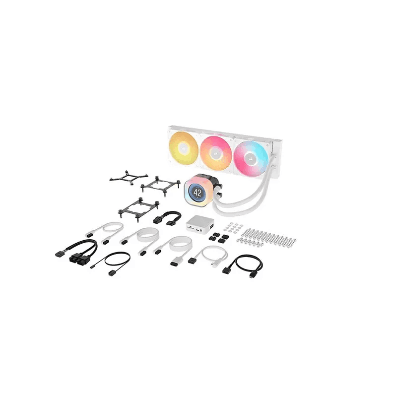 CORSAIR iCUE LINK TITAN 360 RX LCD RGB Blanc - Image 4