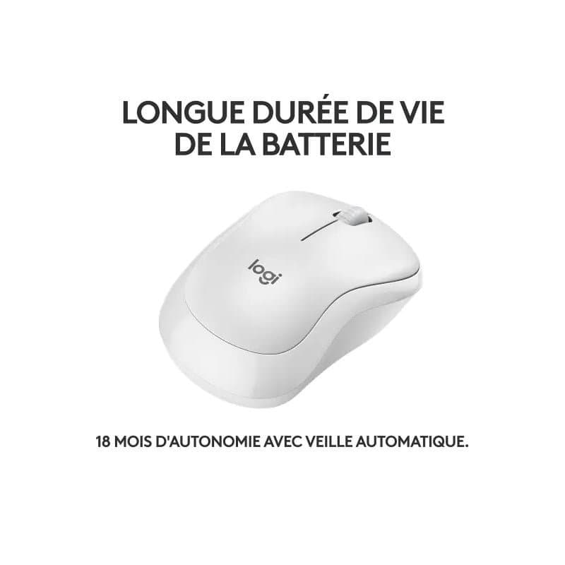 Logitech M240 Silent Blanc - Image 2